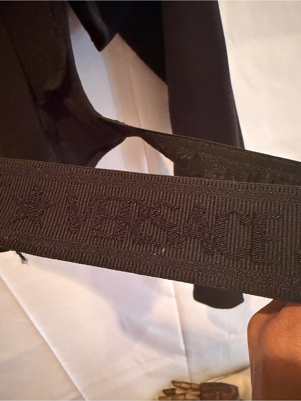 Versace Jeans Couture terry zip up hoodie with Embroidered Logo Black - Picture 5 of 7